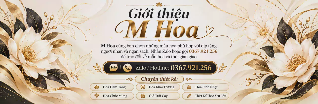 Ảnh bìa Shop hoa tươi Phường 1 Bảo Lộc Lâm Đồng - Chọn hoa gửi đúng tâm tình